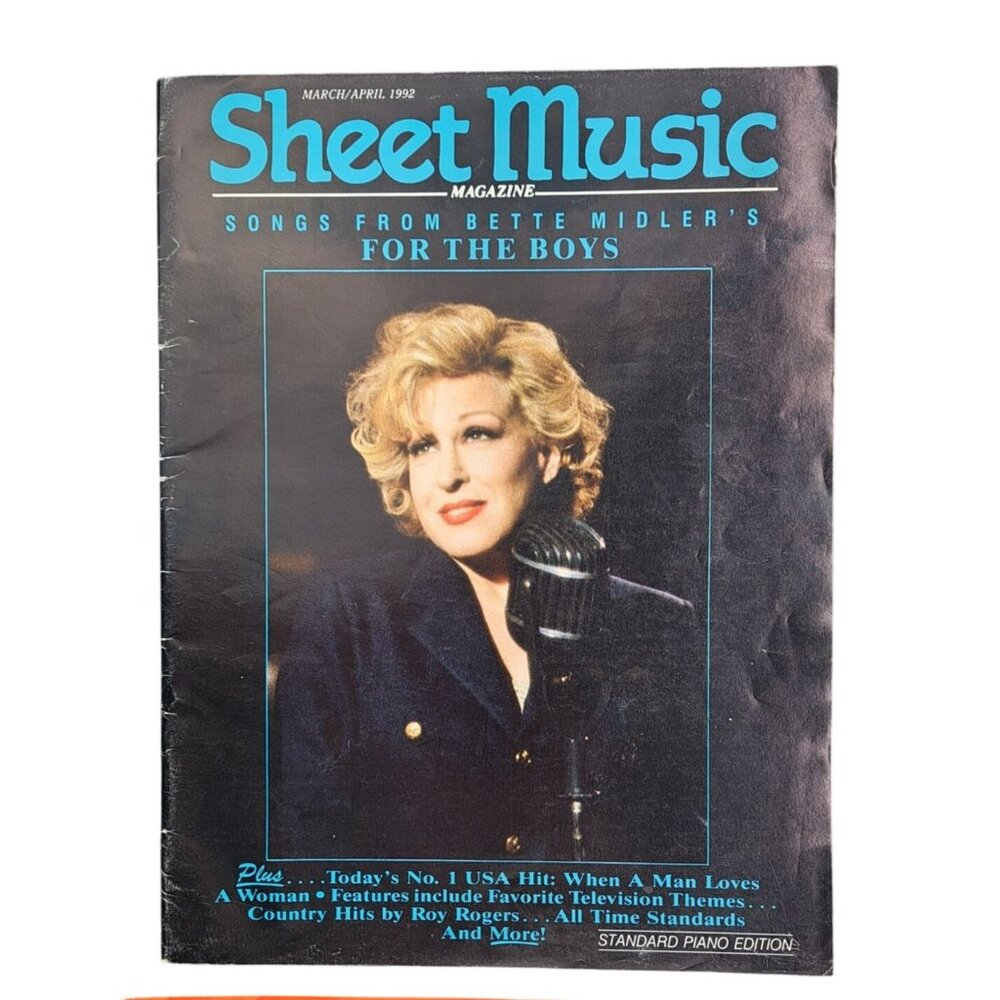 Vintage Bette Midler Sheet Music Lot Of 4 Superstar In The Mood You Want Dance - Picture 5 of 15
